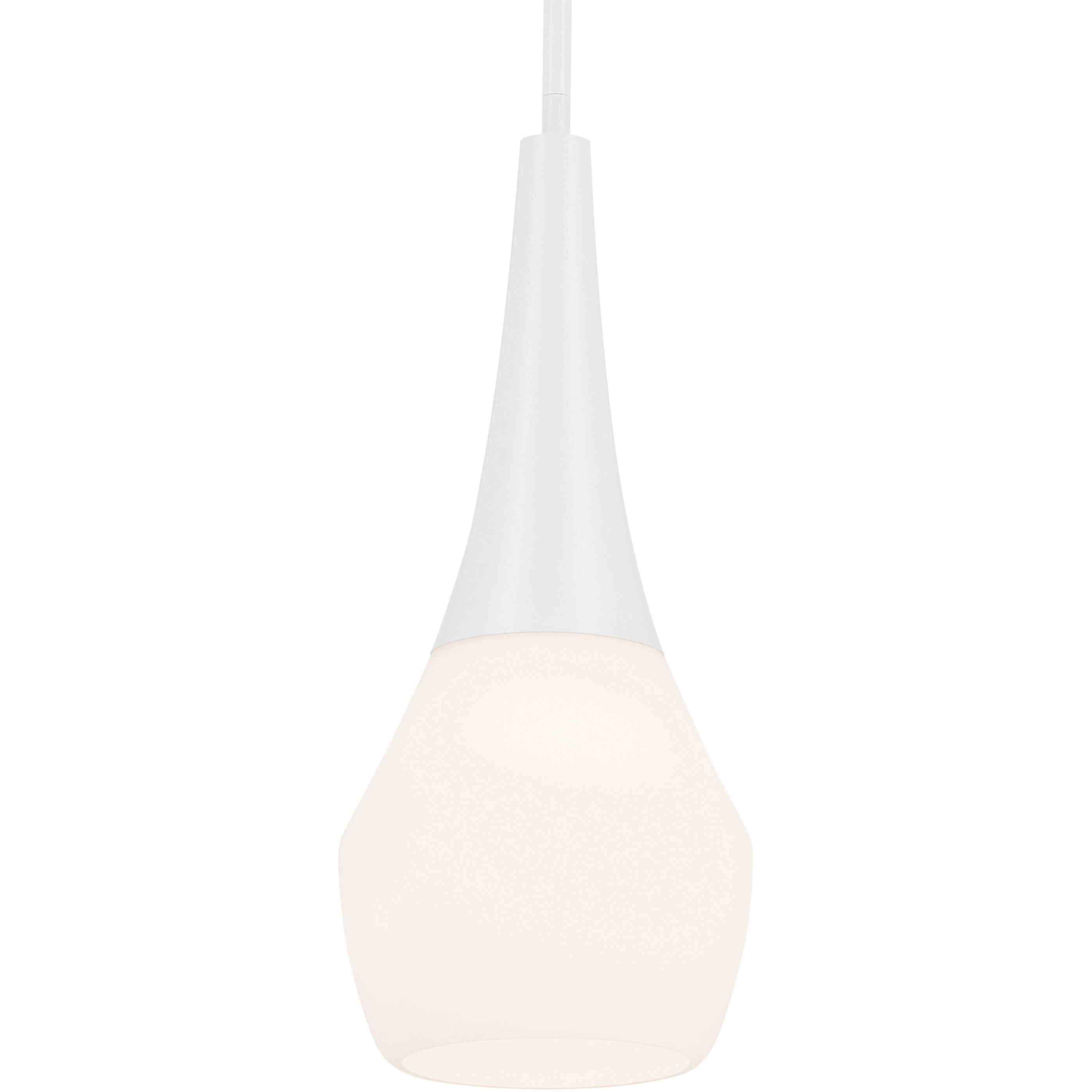 Deela LED 7 inch White Pendant Ceiling Light