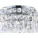 Colosseum 4 Light 12 inch Chrome Flush Mount Ceiling Light