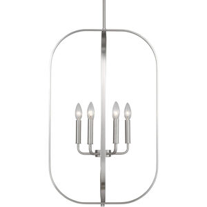 Loretto 6 Light 18.88 inch Brushed Nickel Chandelier Ceiling Light