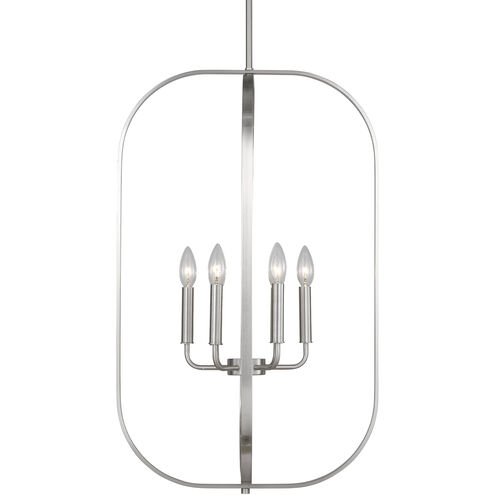 Loretto 6 Light 18.88 inch Brushed Nickel Chandelier Ceiling Light