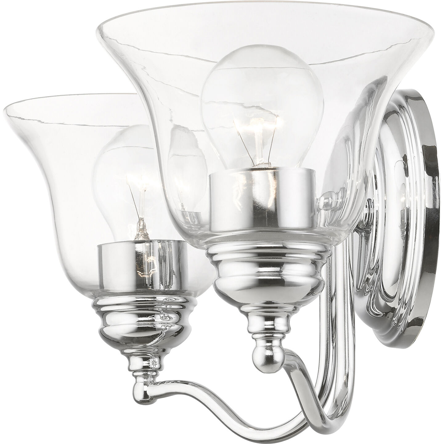 Moreland 2 Light 15 inch Polished Chrome Vanity Sconce Wall Light