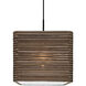 Kirk 12 LED Black Cord Pendant Ceiling Light