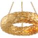 Broche 6 Light 24 inch Antique Gold Chandelier Ceiling Light