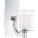 Kolt LED 8 inch Polished Chrome Bath Light Wall Light