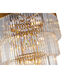 Canada 34 Light 36 inch Brass Chandelier Ceiling Light