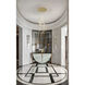 Canada LED 32 inch Brass Chandelier Ceiling Light