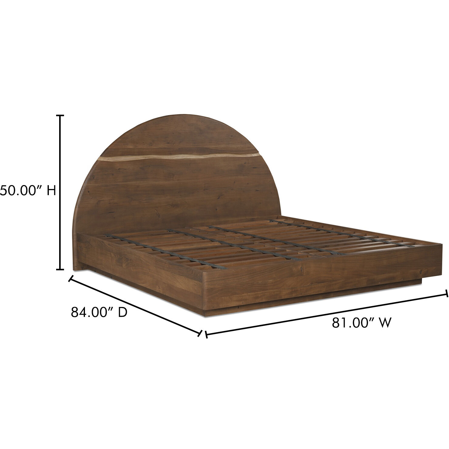 Watson Brown Bed, King