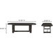 Glenn 97.5 X 42 inch Brown Dining Table, Oval