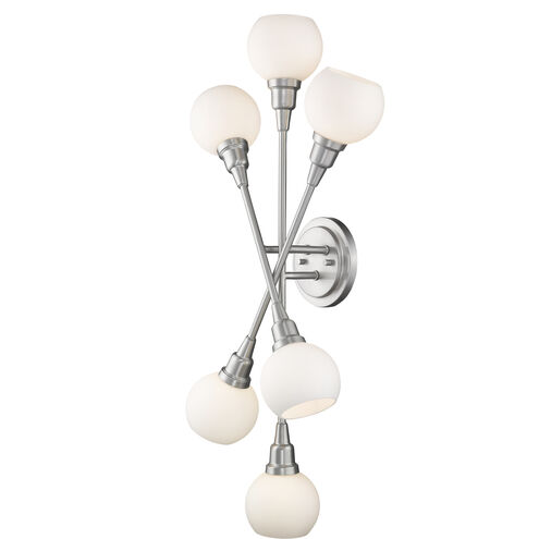 Tian LED 15 inch Brushed Nickel Wall Sconce Wall Light