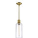 Zigrina 1 Light 5.88 inch Aged Brass Pendant Ceiling Light