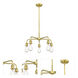 Ballston 5 Light 18 inch Satin Gold Chandelier Ceiling Light