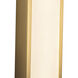 Alora Mood Evelyn 5.25 inch Brushed Gold and Alabaster Wall/Vanity Light Wall Light
