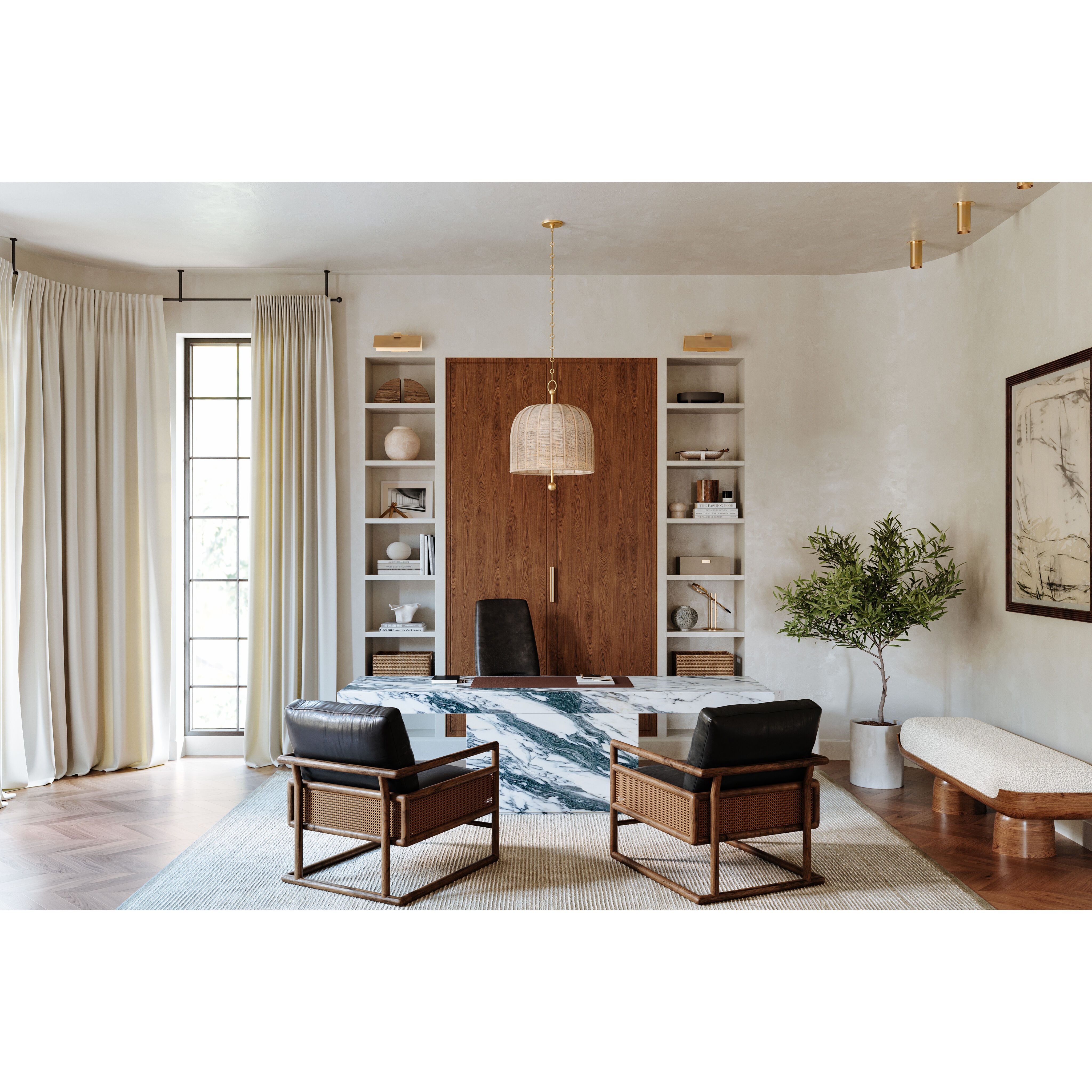 Lonnie 3 Light 15.25 inch Vintage Gold Leaf Pendant Ceiling Light