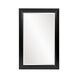 Avery 42 X 28 inch Glossy Black Wall Mirror