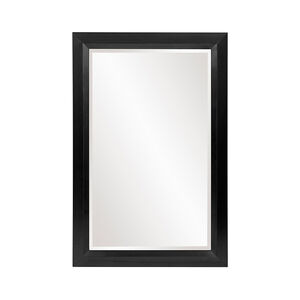 Avery 42 X 28 inch Glossy Black Wall Mirror