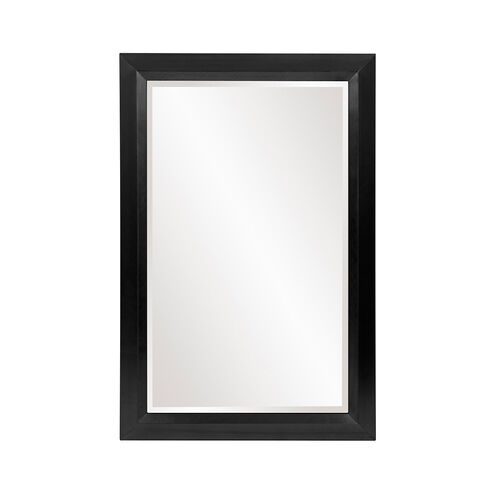 Avery 42 X 28 inch Glossy Black Wall Mirror