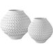 Plisse 9 X 8.5 inch Vase, Small