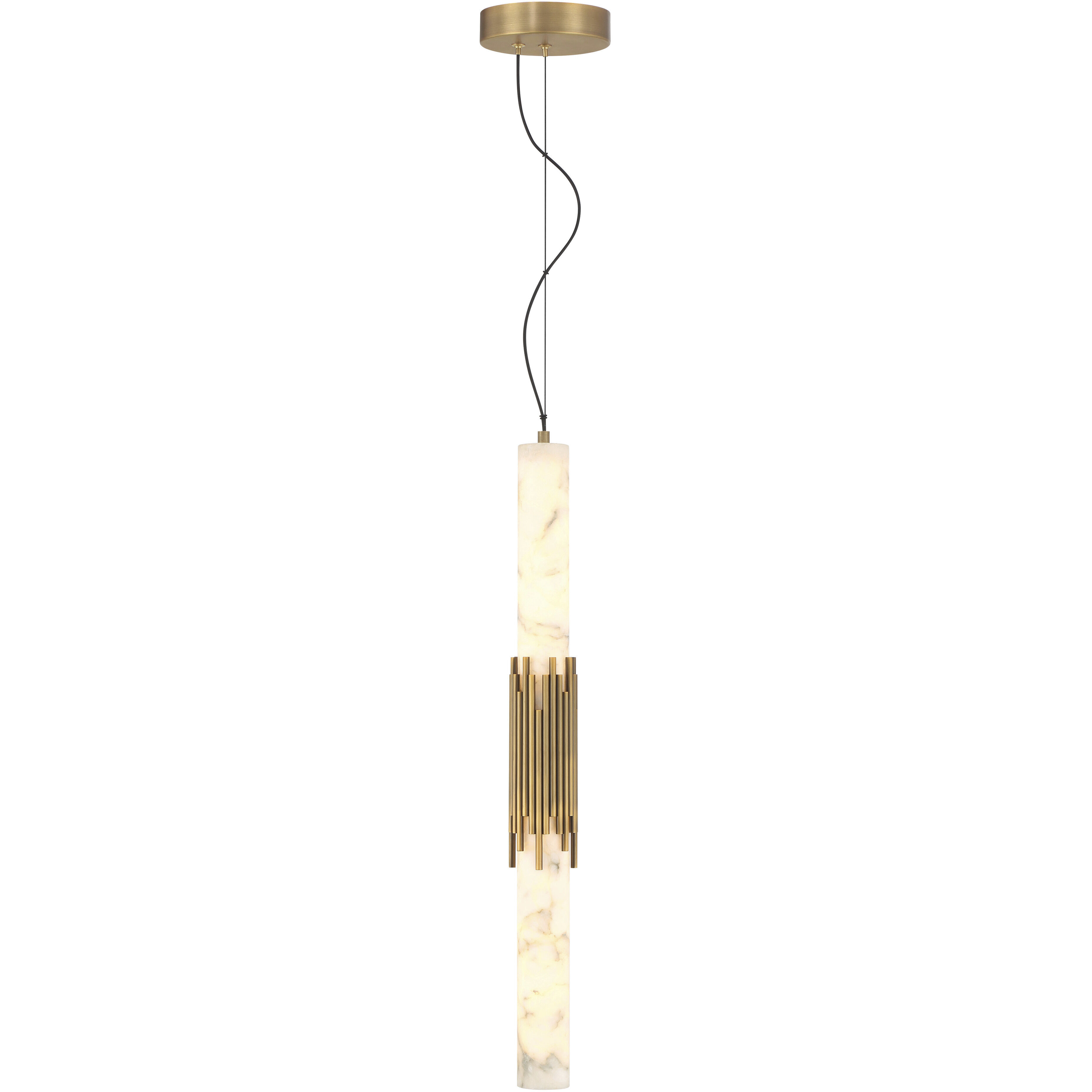 Venna LED 3 inch Antique Brass Pendant Ceiling Light