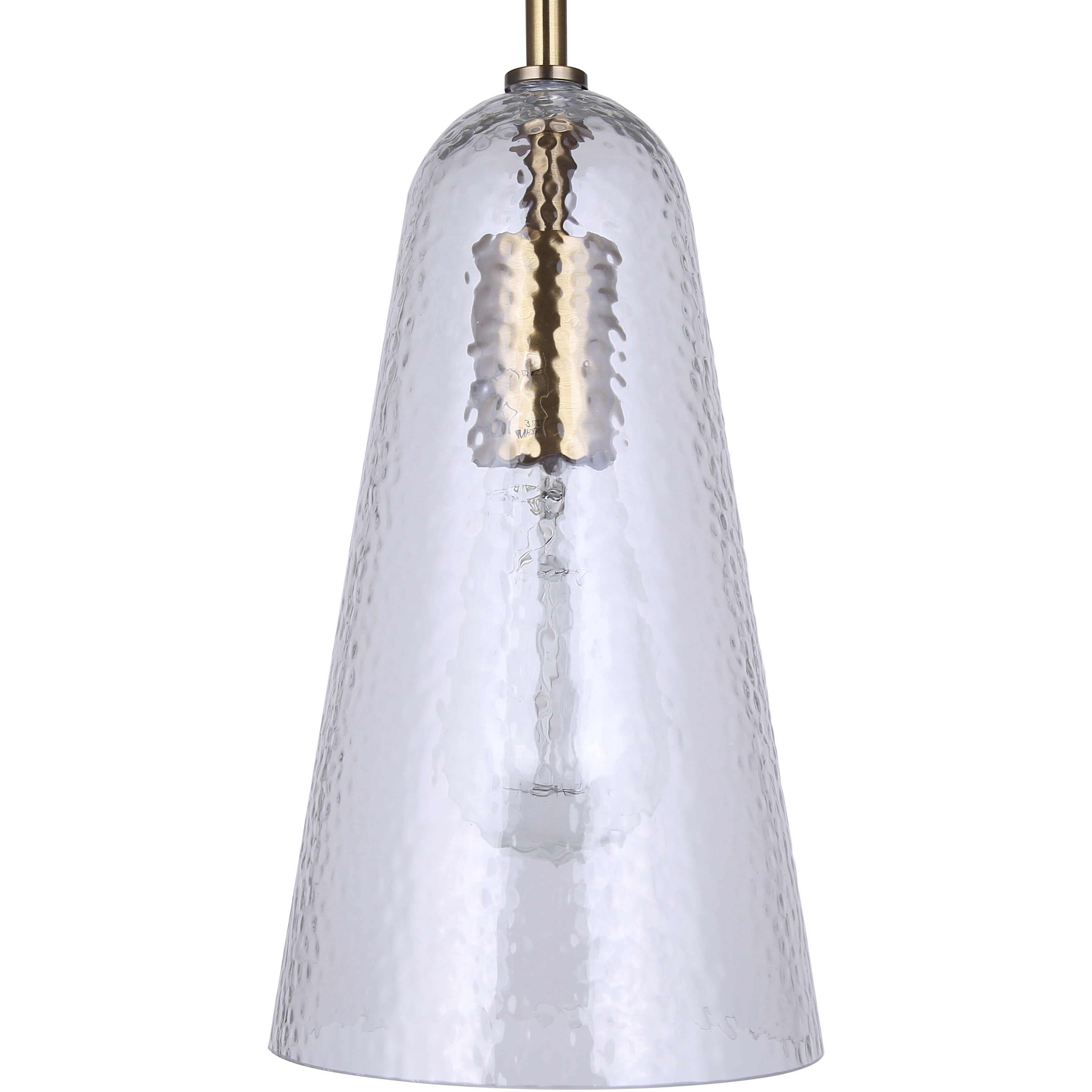 Luisa 1 Light 5.88 inch Gold Pendant Ceiling Light