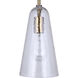 Luisa 1 Light 5.88 inch Gold Pendant Ceiling Light