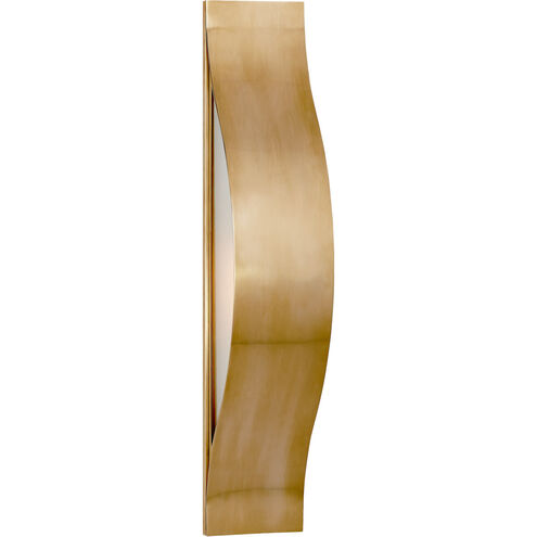 Kelly Wearstler Avant 2 Light 4.25 inch Antique-Burnished Brass Linear Sconce Wall Light, Medium