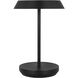 Sean Lavin Tepa 9 inch 2.40 watt Black Rechargeable Table Lamp Portable Light