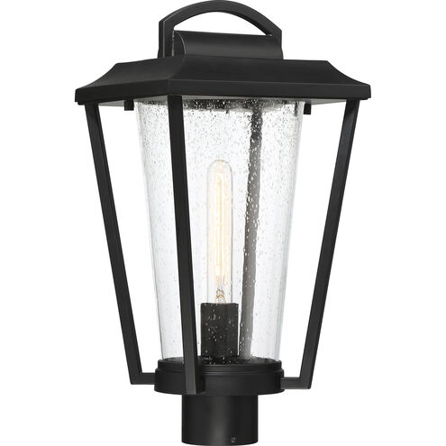 Lakeview 1 Light 18 inch Aged Bronze and Clear Outdoor Post Lantern