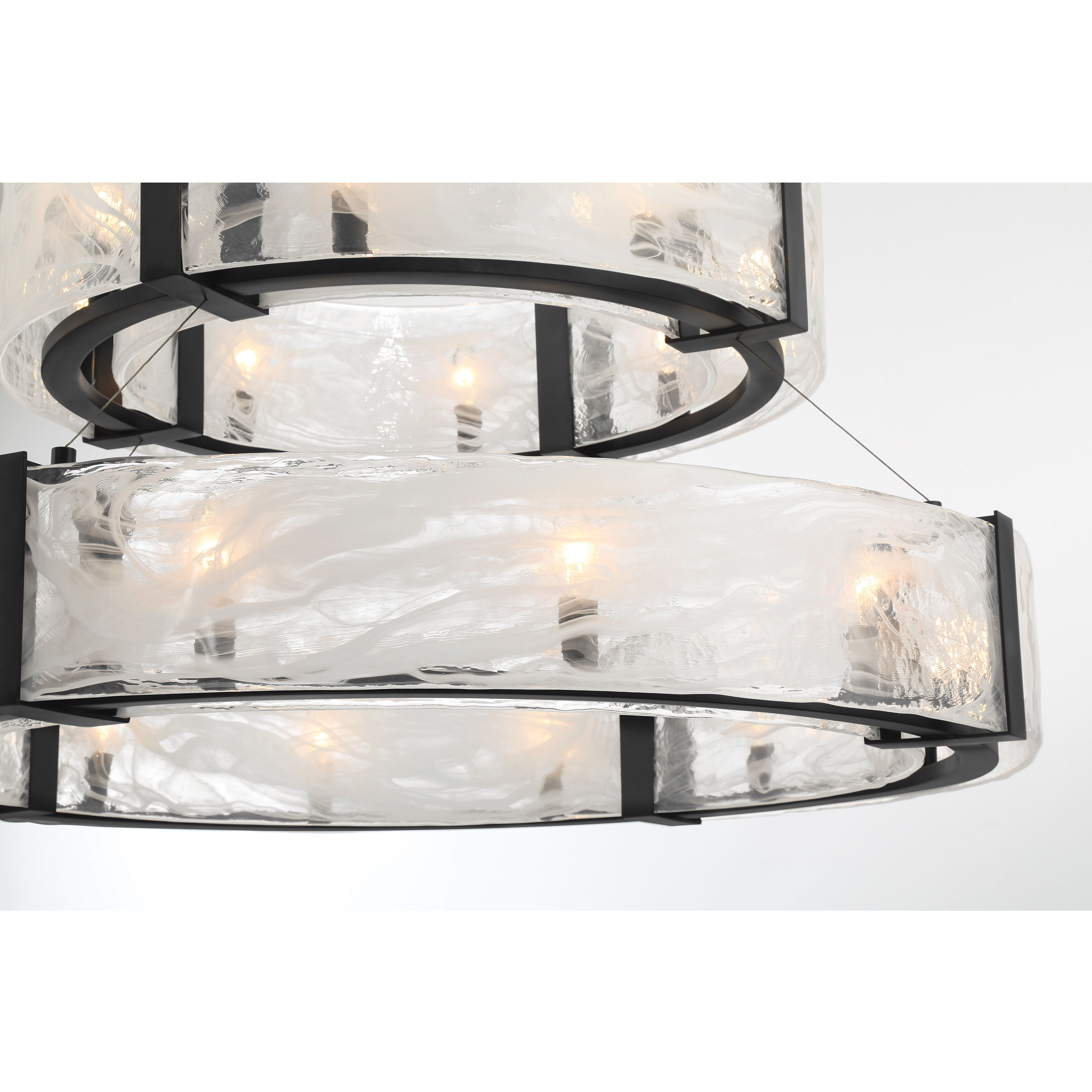 Cloud Break 20 Light 40 inch Coal Pendant Ceiling Light