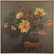Still Life Bouquet Grey Wall Art