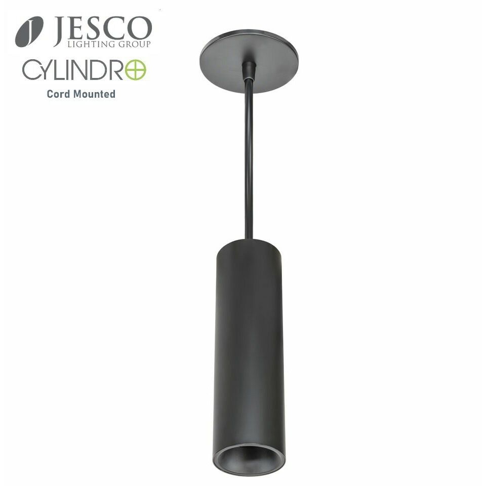 CYLINDRO LED 3.5 inch Black Indoor Pendant Ceiling Light