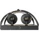 Alcott Wall Sconce Wall Light in Antique Black Iron