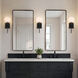 Coretta 1 Light 6 inch Matte Black Indoor Wall Sconce Wall Light