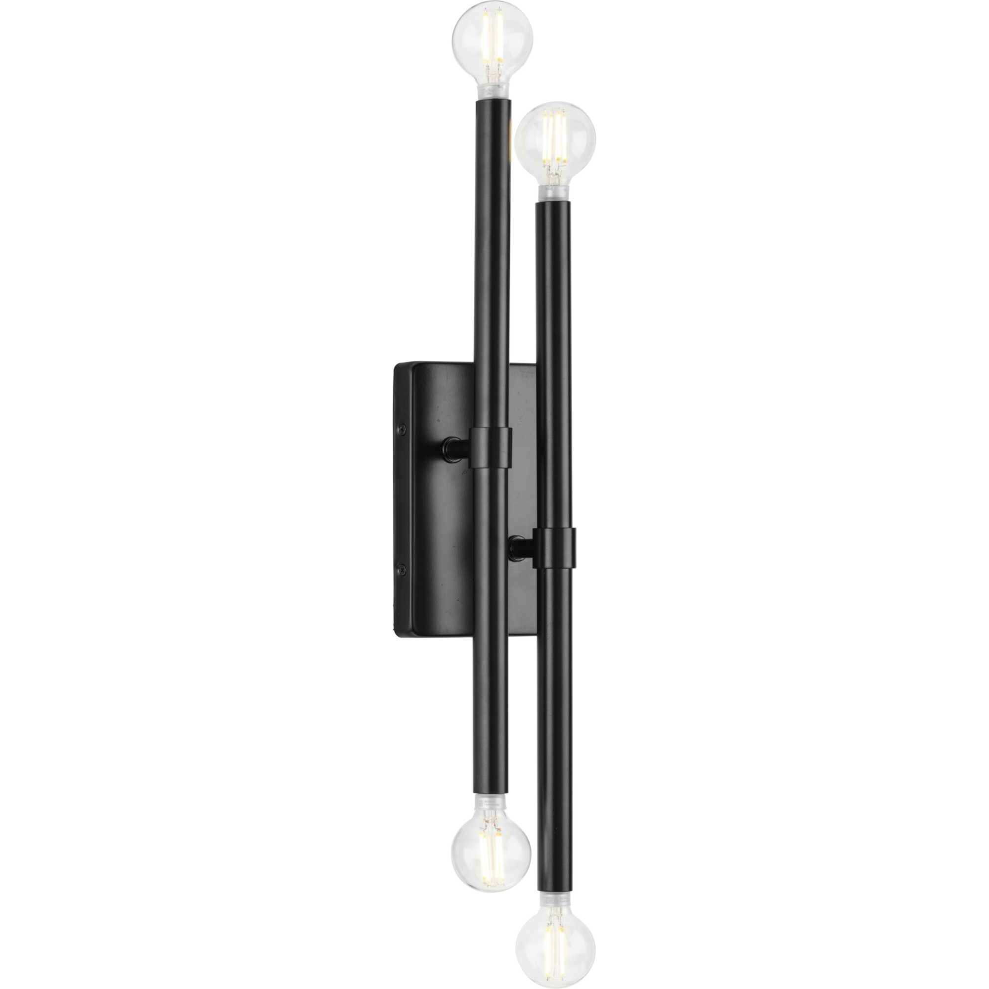 Arya 4 Light 20 inch Matte Black ADA Wall Bracket Wall Light, Design Series