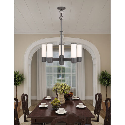 Weston 5 Light 24 inch English Bronze Dinette Chandelier Ceiling Light