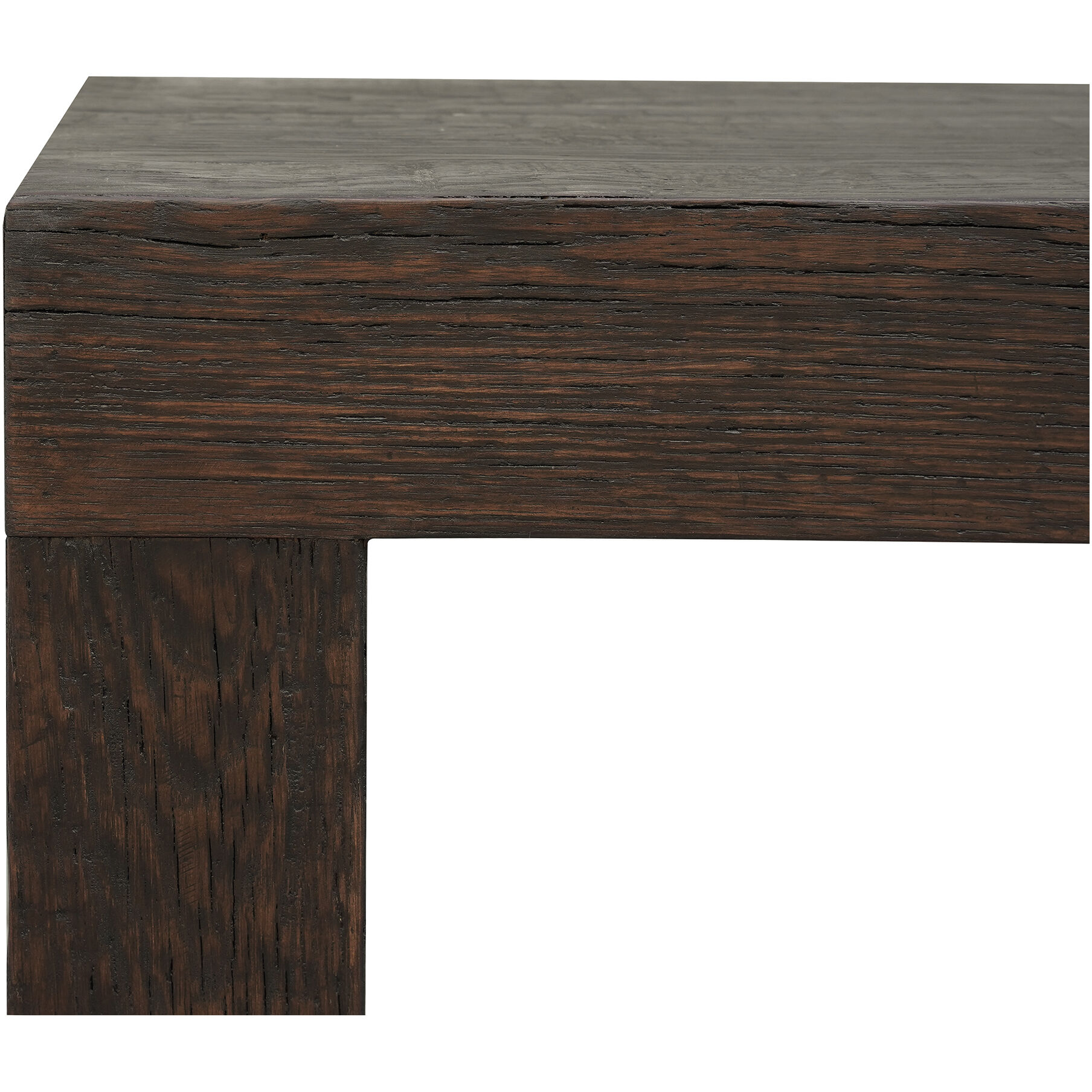 Evander 55 X 15 inch Rustic Brown Console Table