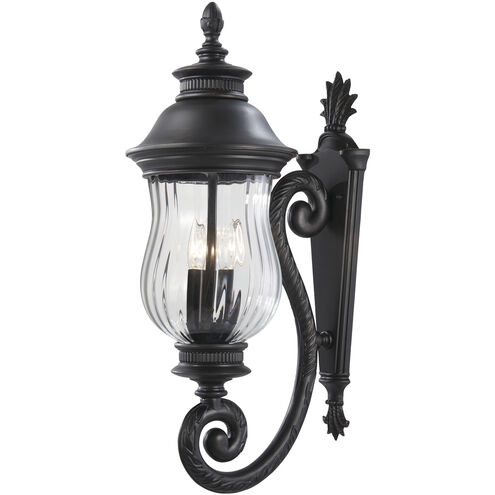 Newport 3 Light 28 inch Heritage Outdoor Wall Mount, Great Outdoors