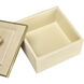 Brenner 5 X 5 inch Off White with Brown Box