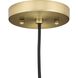 Hinton 1 Light 8.25 inch Vintage Brass Mini-Pendant Ceiling Light
