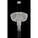 Cascata 6 Light 24 inch Chrome Pendant Ceiling Light