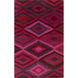 Mesa 96 X 60 inch Bright Pink, Eggplant, Dark Red Rug