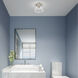 Elizabeth 3 Light 11 inch Brushed Nickel Flush Mount Ceiling Light