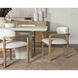 Alanya 84 X 44 inch Cream Outdoor Dining Table