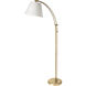 Felix 61 inch 100.00 watt Aged Brass Decorative Floor Lamp Portable Light