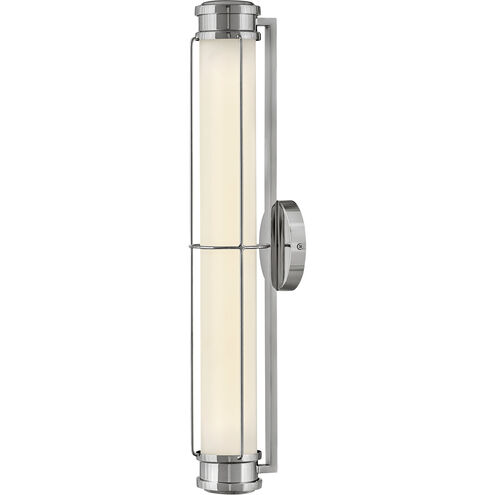 Saylor LED 24 inch Polished Nickel Bath Light Wall Light, Vertical