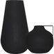 Roove 7.5 X 7 inch Vase, Set of 2