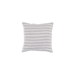 Willow 18 X 18 inch Medium Gray and Light Gray Throw Pillow