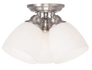 Somerville 3 Light 14.25 inch Semi-Flush Mount