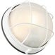 Nauticus Round Dual Mount 1 Light 10 inch White Outdoor Wall Sconce