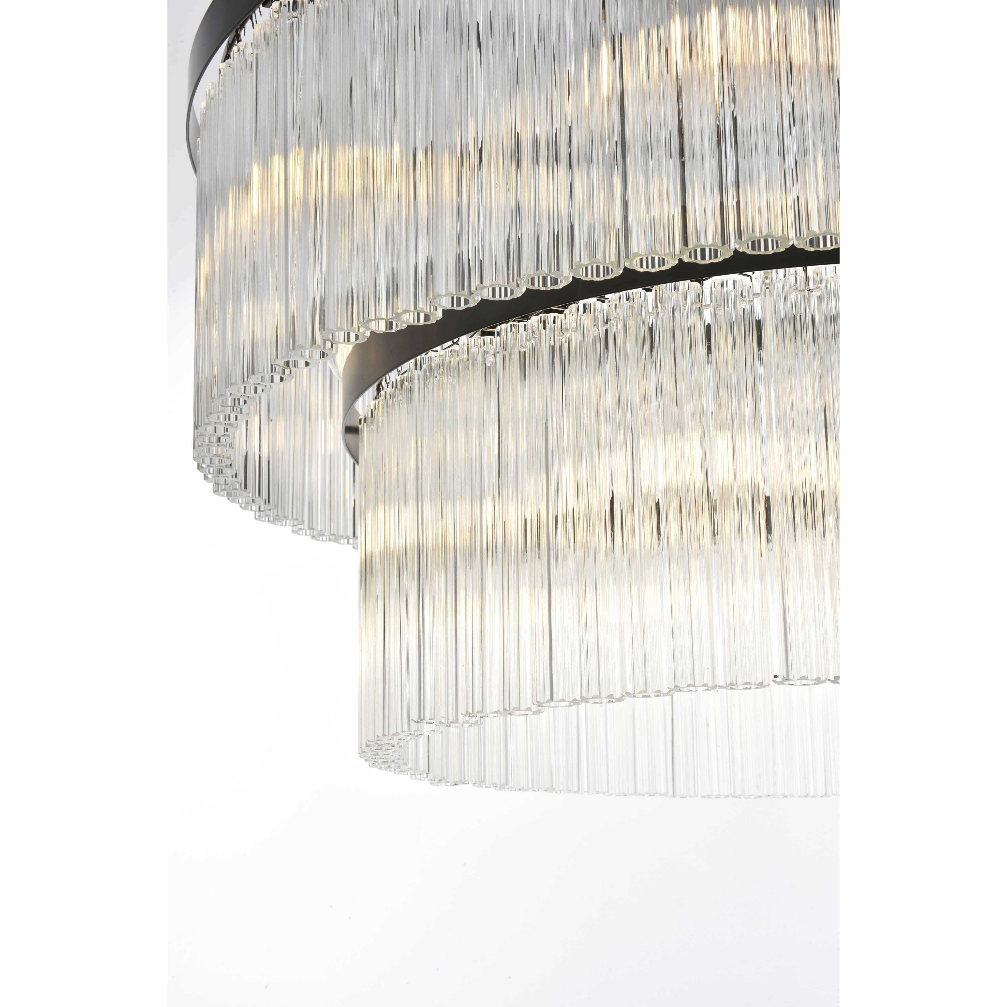 Harlow 14 Light 32 inch Black Chandelier Ceiling Light