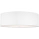 Sean Lavin Pullman LED Matte White Flush Mount Ceiling Light, Integrated LED